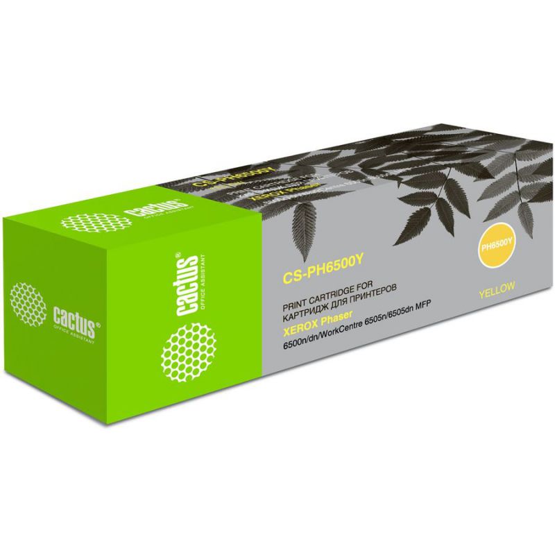 

Картридж Cactus CS-PH6500Y желтый