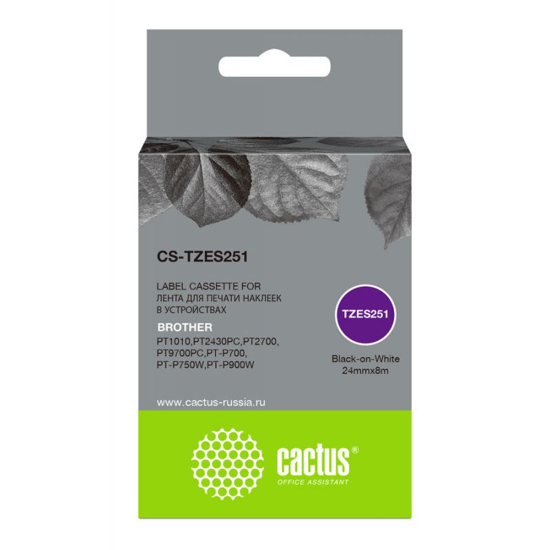

Картридж Cactus CS-TZES251 черный