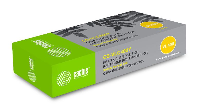 

Картридж Cactus CS-VLC400Y желтый