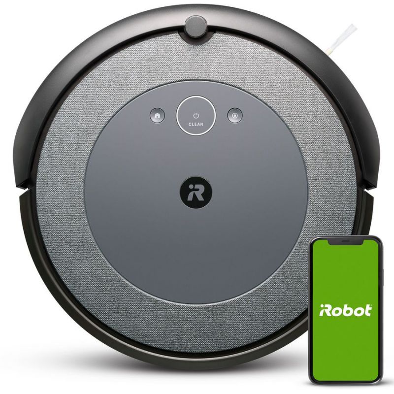 

Пылесос iRobot Roomba i3 серый/черный