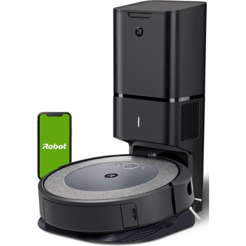 

Пылесос iRobot Roomba i3+ серый/черный