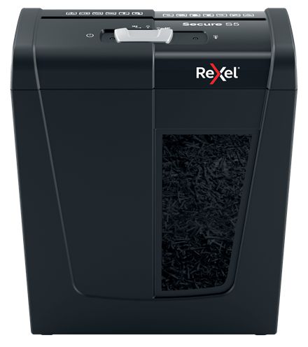 

Уничтожитель документов (шредер) Rexel Secure S5 EU черный
