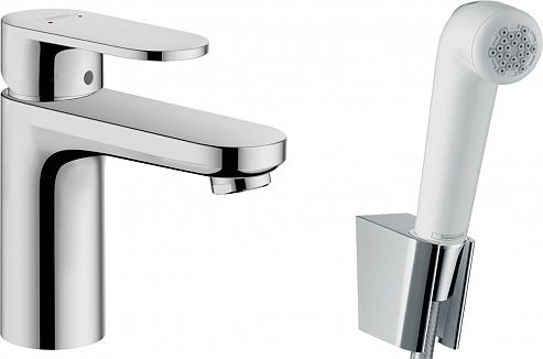 

Смеситель для раковины Hansgrohe Vernis Blend 71215000 с гигиеническим душем