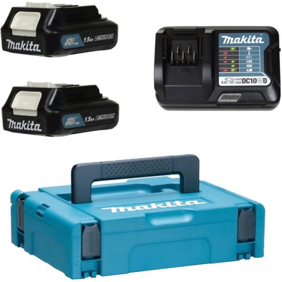 

Аккумулятор Makita BL1016-2шт+DC10WD (197644-6)