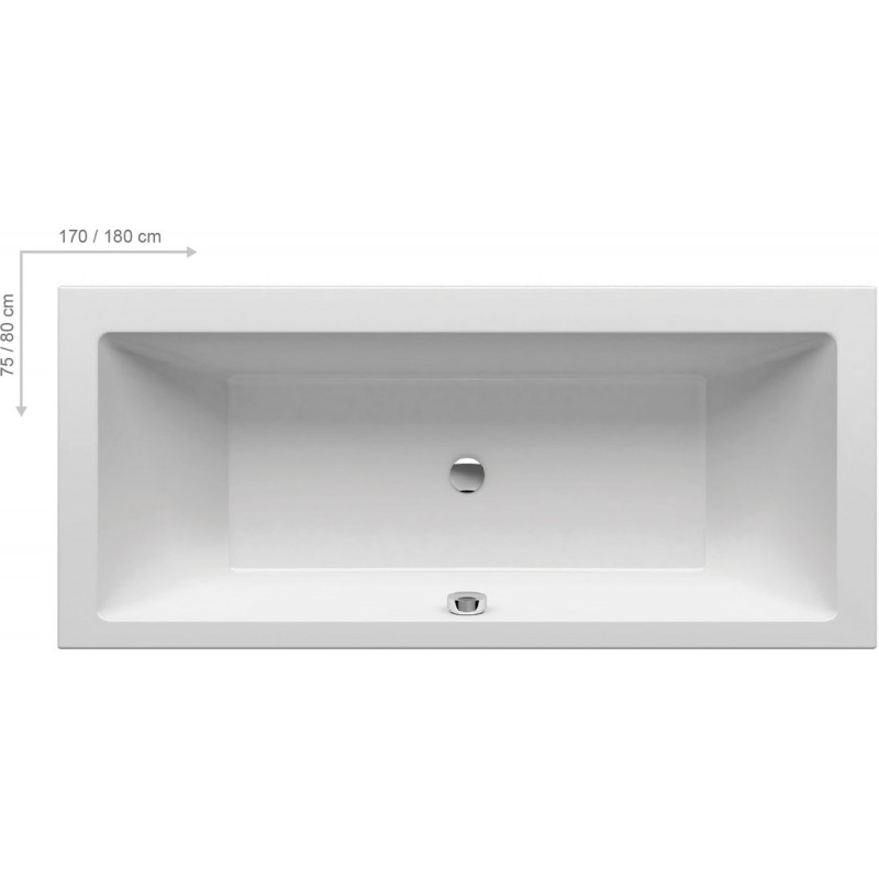 

Ванна Ravak FORMY 01 SLIM 170x75 белая (C691300000)
