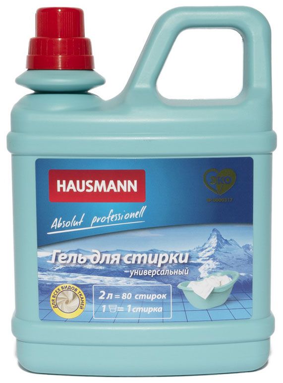 

Средство для стирки HAUSMANN Гель универсальный 2л (HM-CH-02 001)