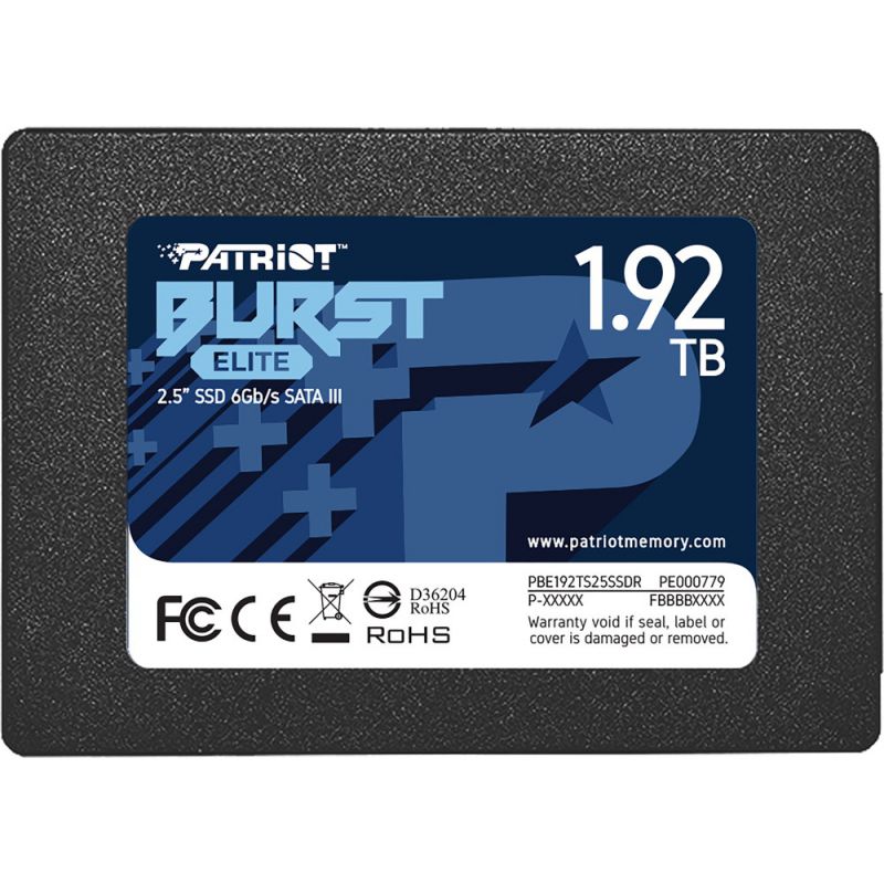 SSD накопитель Patriot BURST E 1.95TB/SATA2.5 (PBE192TS25SSDR)