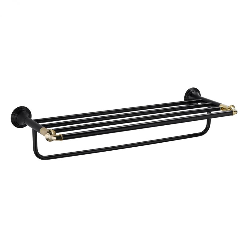 

Аксессуар для ванной Fixsen Luksor FX-71615B Полка для полотенец