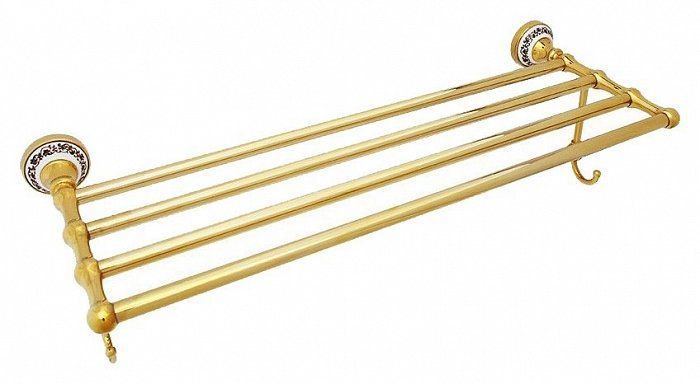 

Аксессуар для ванной Fixsen Bogema FX-78515G Gold Полка для полотенец