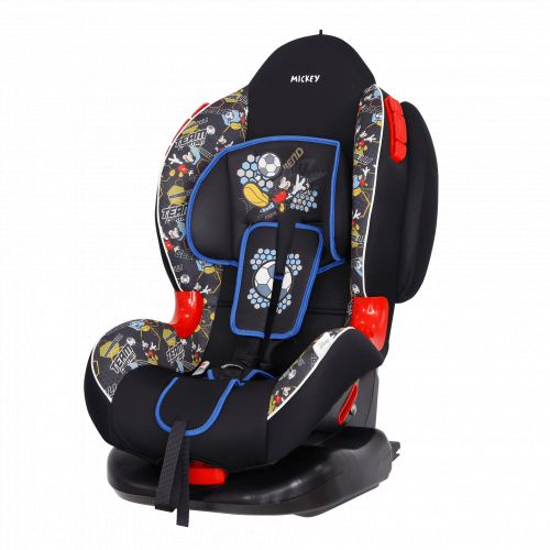 

Автокресло Siger Микки Маус футбол, черный, ISOFIX, гр. I/II (KRES2664)