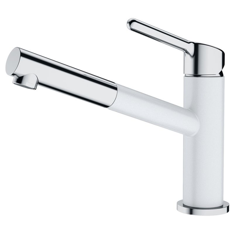 

Смеситель для кухни Franke ORBIT PULL-OUT хром/белый (115.0623.139)
