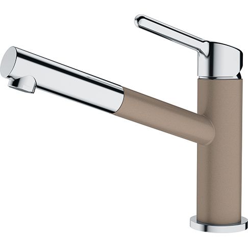 

Смеситель для кухни Franke ORBIT PULL-OUT хром/миндаль (115.0623.147)