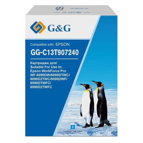 

Картридж G&G GG-C13T907240 голубой