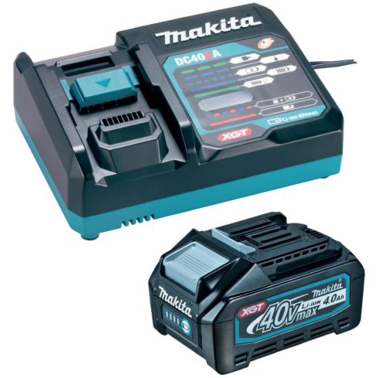 

Аккумулятор Makita BL4040+DC40RA (191J67-0)