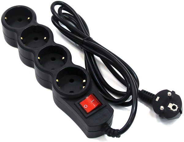 

Сетевой фильтр 5bites SP4B-150 (4роз. 5м) черный