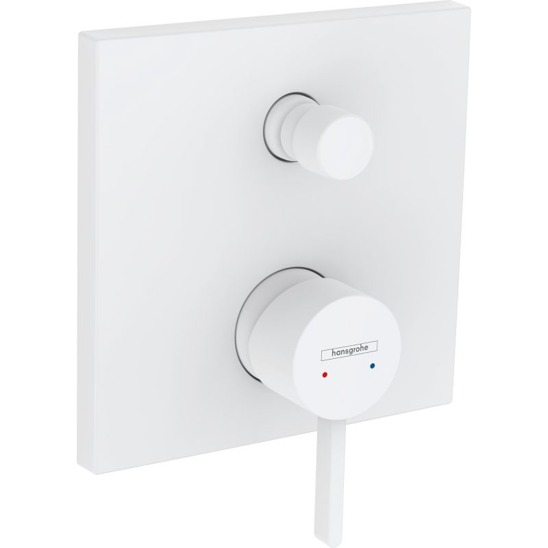 

Смеситель для ванны Hansgrohe Finoris 76415700 матовый белый (внешняя часть)