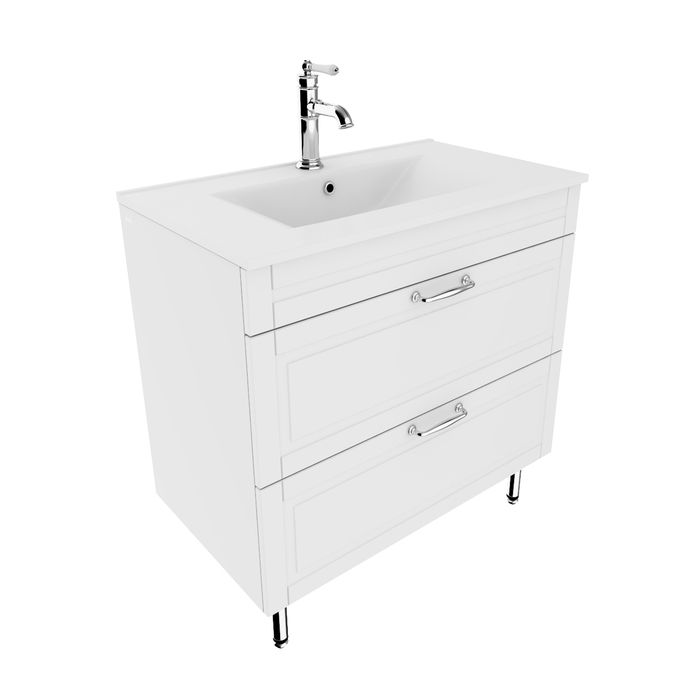 

Тумба Iddis Oxford 80см с раковиной OXF80W0i95K (2 коробки)