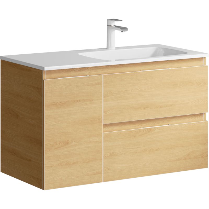 

Тумба Aqwella Accent ACC0109RDZ правая дуб золотой