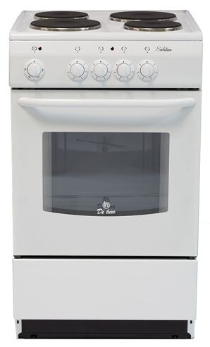 

Электрическая плита De Luxe 5004.12э белая (без щитка и крышки)