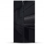 

Холодильник Side by Side Ginzzu NFK-475 черное стекло inverter