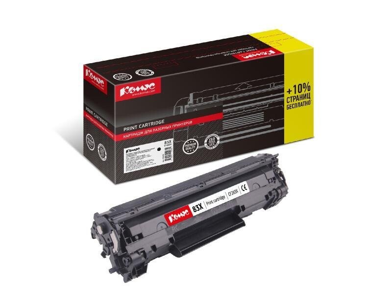 

Картридж HP 83X CF283X черный