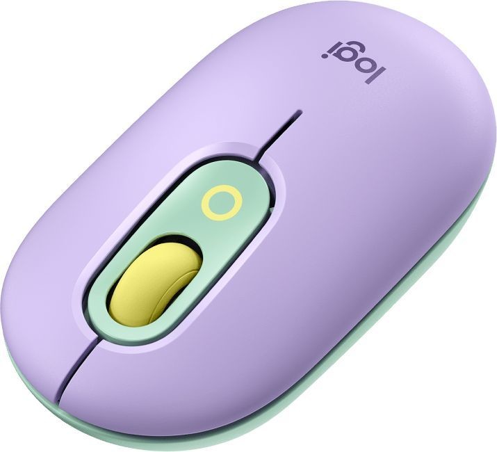 

Компьютерная мышь Logitech POP Mouse with emoji фиолетовый/зеленый (910-006547)