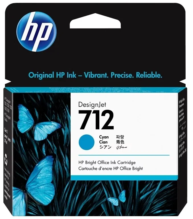 

Картридж HP 712 3ED67A голубой