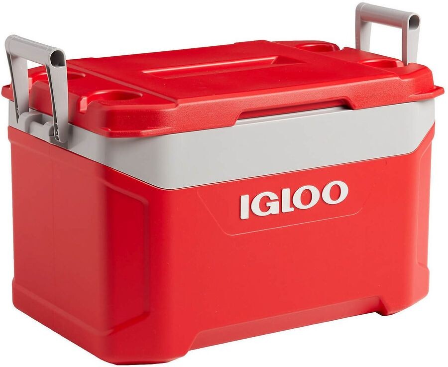 

Автомобильный холодильник Igloo Latitude 50 красный/серебристый (00049733)