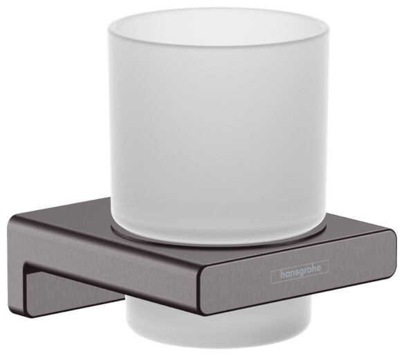 

Аксессуар для ванной Hansgrohe AddStoris 41749340 черный хром Стакан
