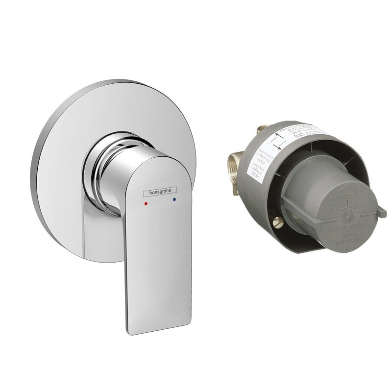 

Смеситель для ванны Hansgrohe Rebris E 72658000 (внешняя и скрытая часть)
