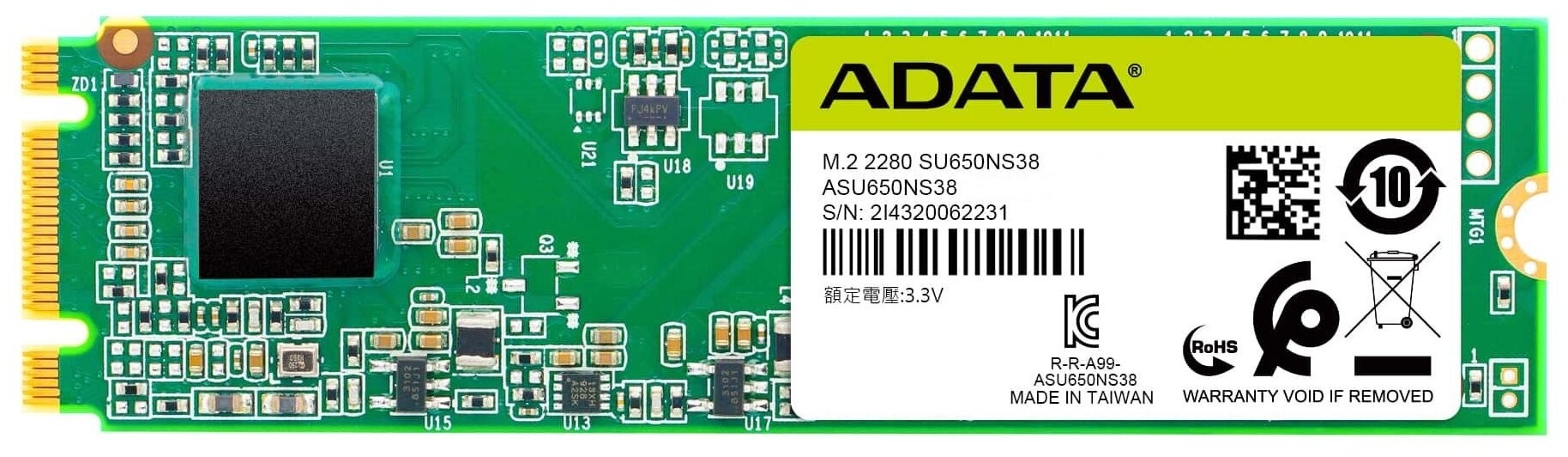 

SSD накопитель A-Data Ultimate SU650 256GB (ASU650NS38-256GT-C)
