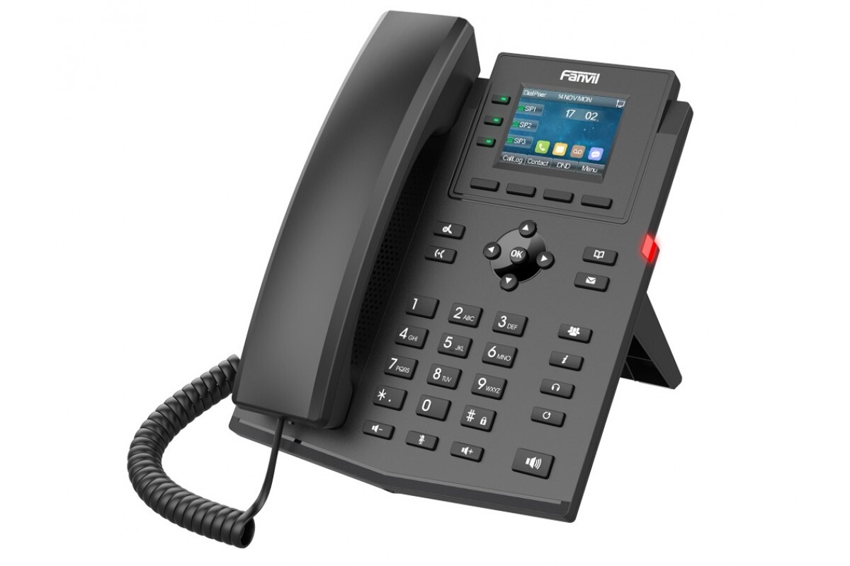 

VoIP-телефон Fanvil X301 черный