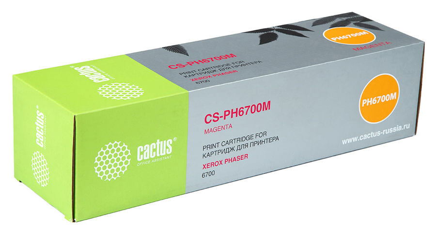 

Картридж Cactus CS-PH6700M 106R01524 пурпурный