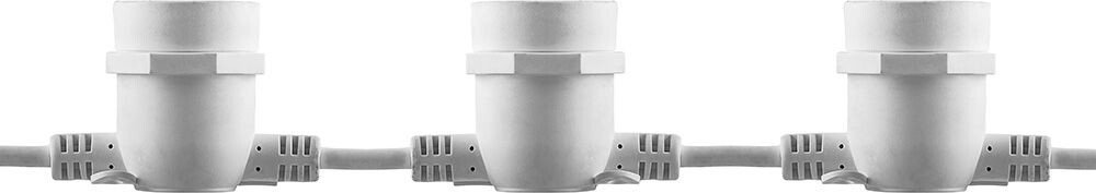 

Гирлянда Feron CL50-8 230V 10 E27 белый, шаг 50cm, 5м+3м шнур (29884)