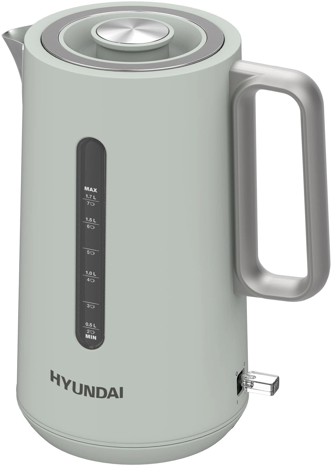 

Чайник Hyundai HYK-S9999 светло-зеленый/серебристый