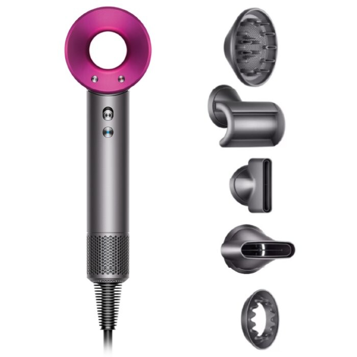 

Фен Dyson Supersonic HD08 хром/фуксия (UK) (386742-01)