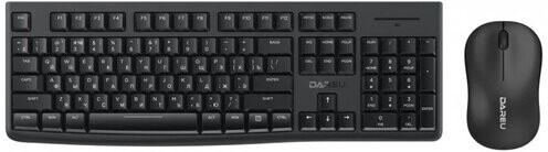Комплект мыши и клавиатуры Dareu MK188G Black