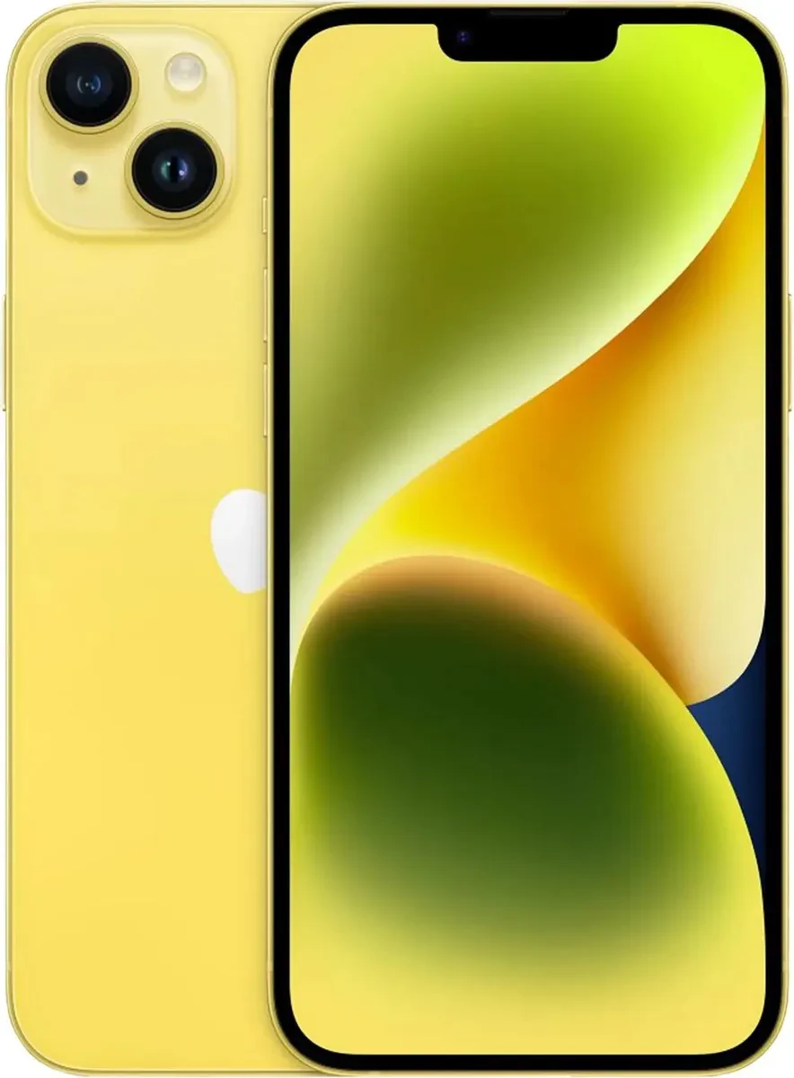 

Телефон Apple iPhone 14 Plus (A2886) 6/128Gb желтый (MR603J/A)