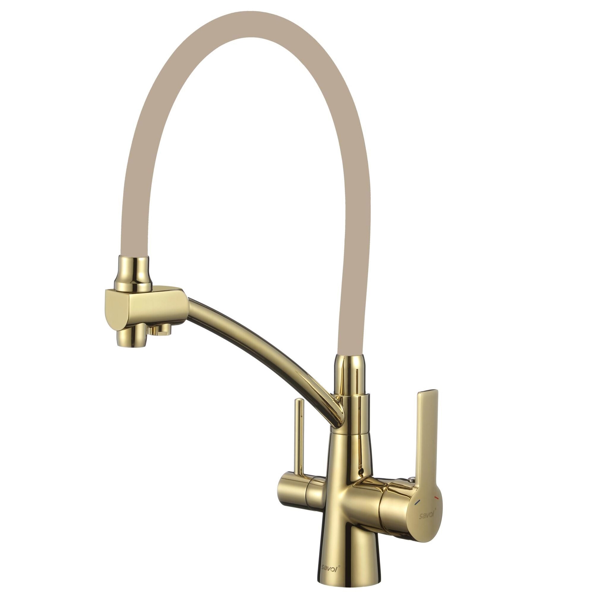 

Смеситель для кухни Savol S-L1805B-12 золото