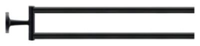 

Аксессуар для ванной Duravit Starck T 0099414600 чёрный матовый Полотенцедержатель