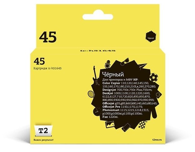 

Картридж T2 N45 черный (IC-H51645)