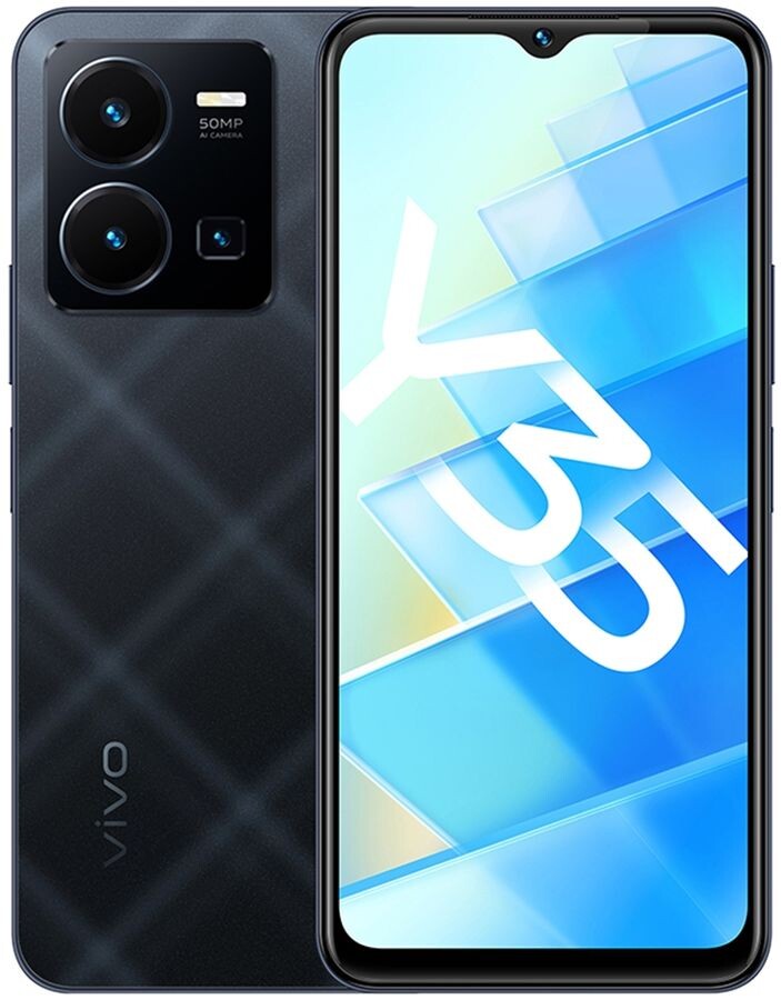 

Телефон Vivo Y35 4/128Gb черный агат