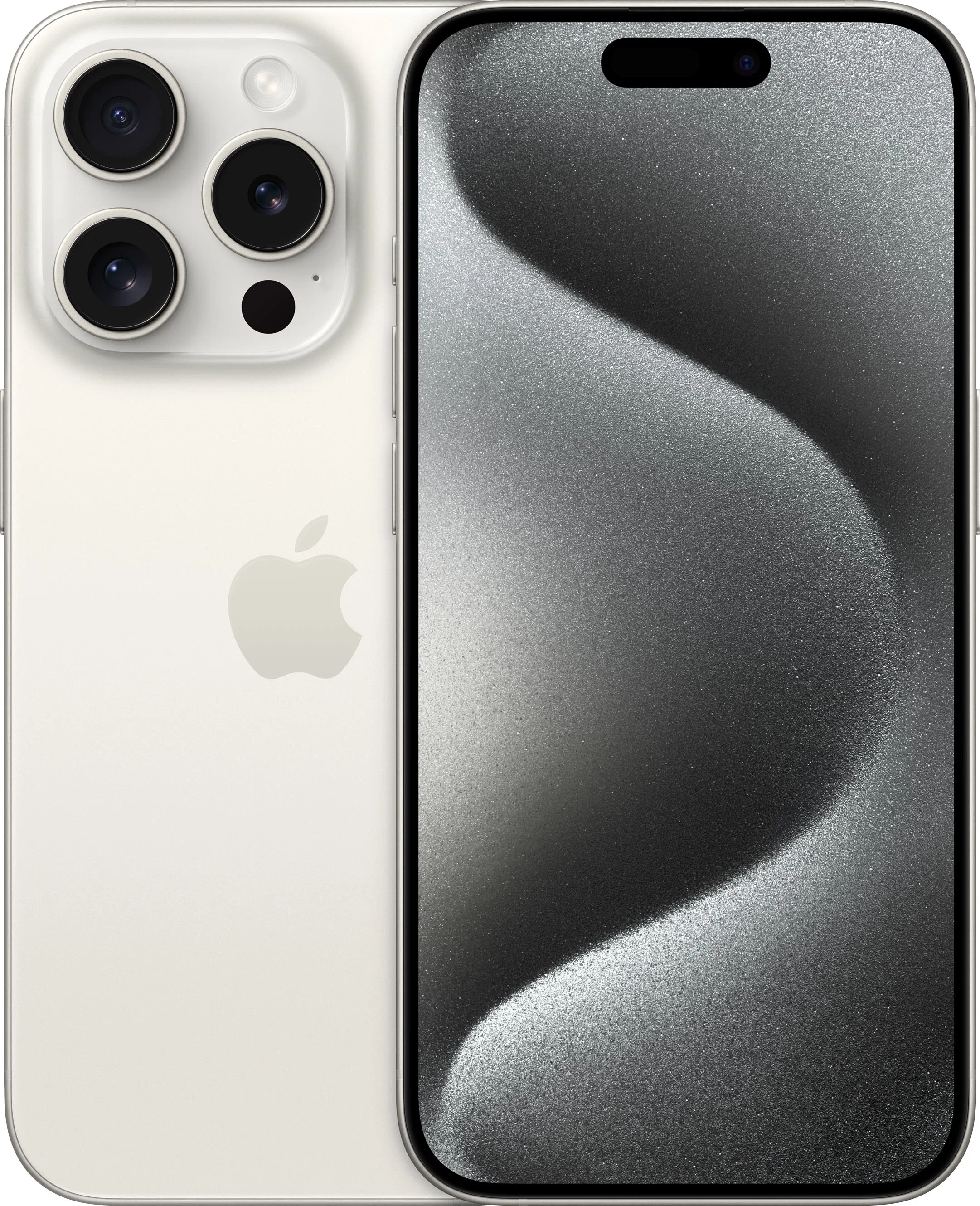 

Телефон Apple iPhone 15 Pro (A3101) 512Gb белый титан (MTUJ3J/A)