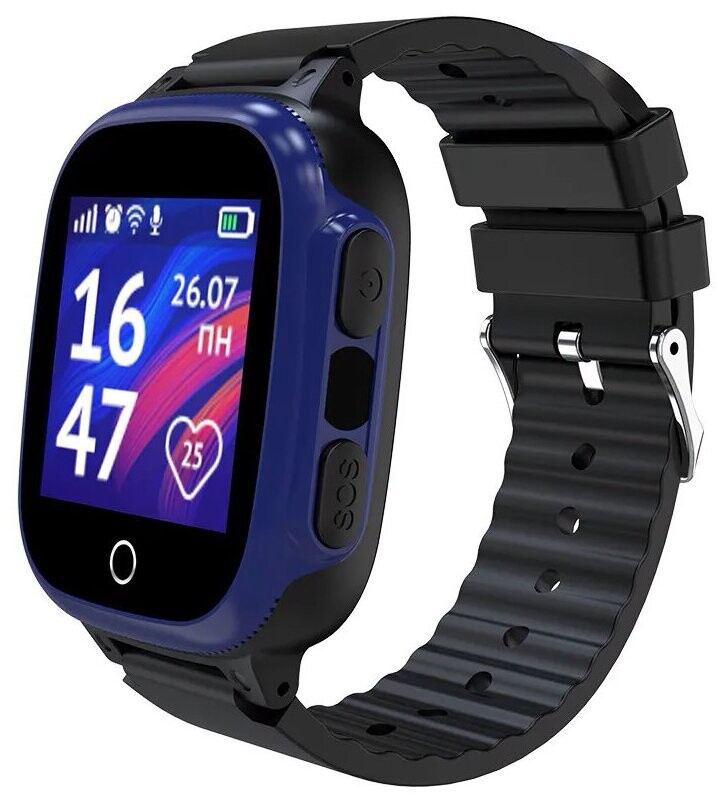 

Детские смарт-часы Кнопка Жизни Aimoto Lite черный/черный (9101201)