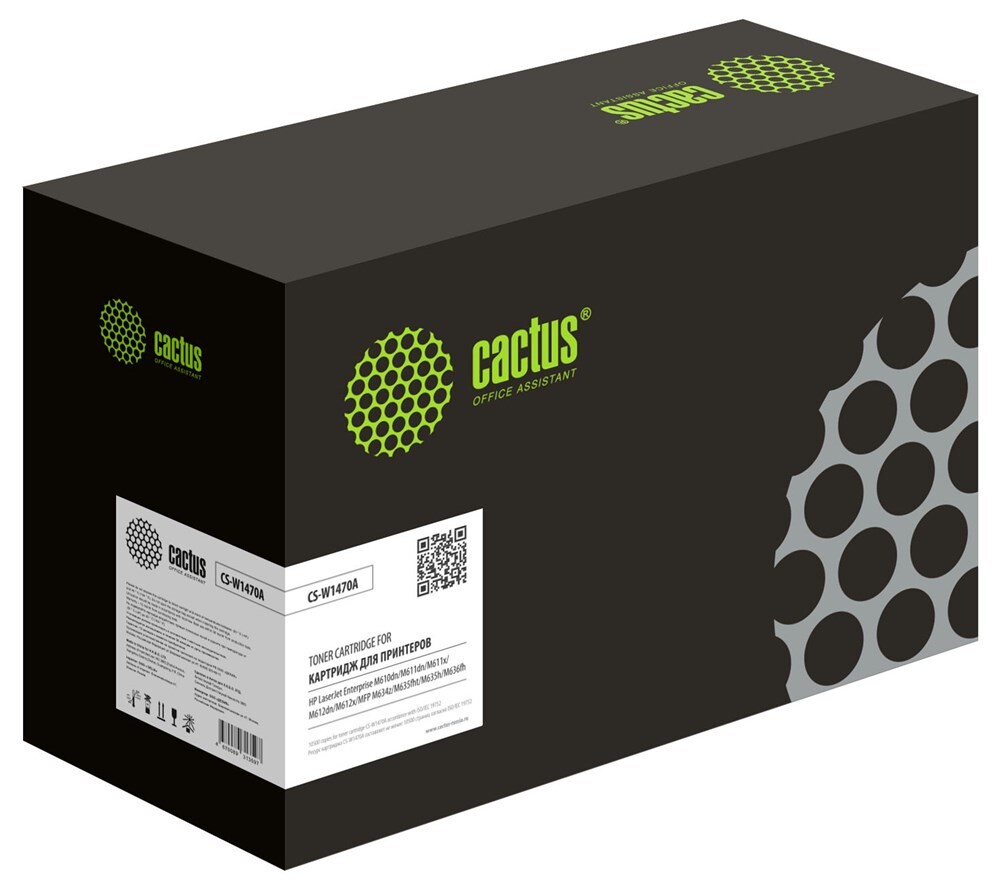 

Картридж Cactus CS-W1470A 147A черный