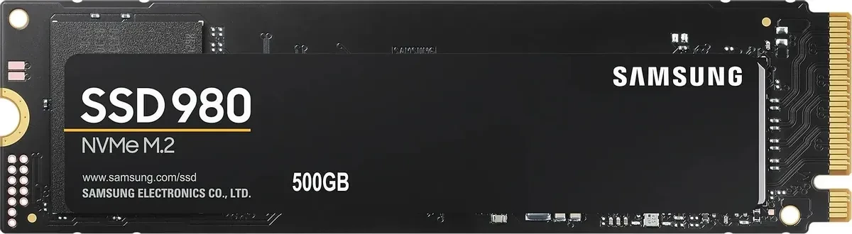 

SSD накопитель Samsung 980 500ГБ, M.2 2280 (MZ-V8V500B/AM)