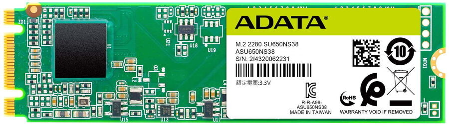 

SSD накопитель A-Data Ultimate SU650 240ГБ M.2 2280 (ASU650NS38-240GT-C)