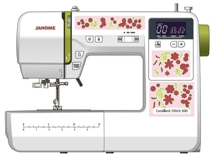 

Швейная машина Janome Excellent Stitch 200 белый