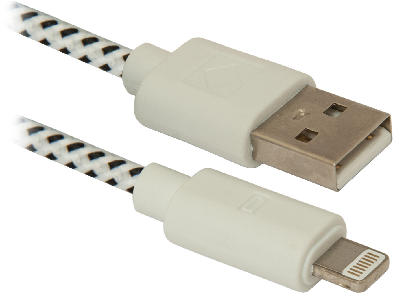 

Кабель Defender LIGHTNING TO USB2 1м WHITE ACH01-03T (87809)