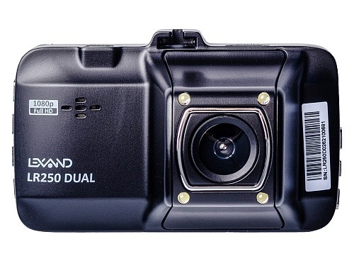 

Автомобильный видеорегистратор LEXAND LR250 Dual черный